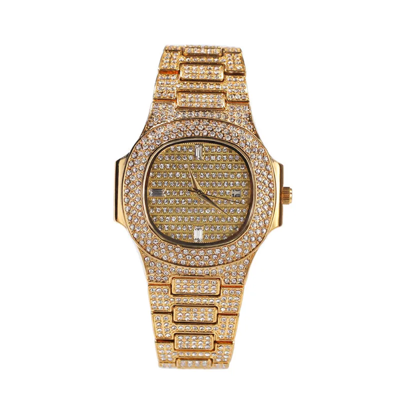 Premium CZ Diamond Quartz Watch