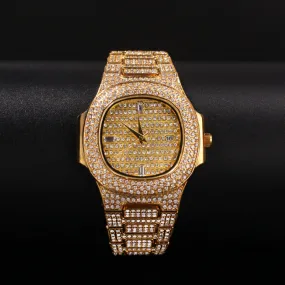 Premium CZ Diamond Quartz Watch