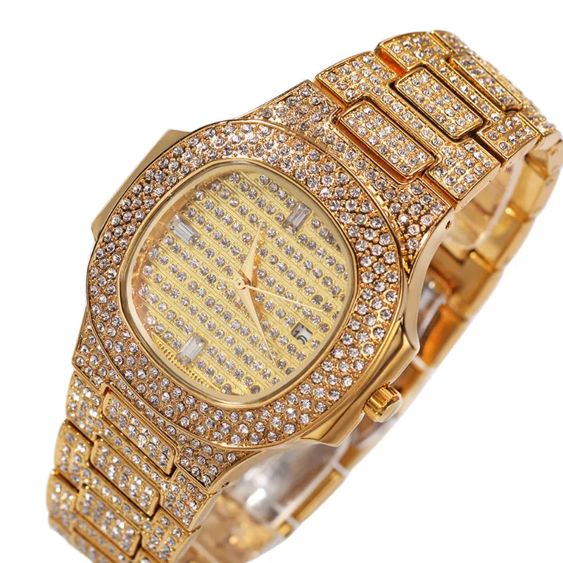 Premium CZ Diamond Quartz Watch