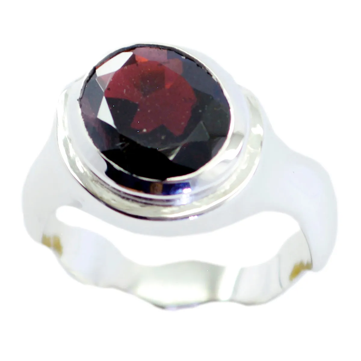 Riyo Appealing Gemstone Garnet Sterling Silver Rings Bee Jewelry