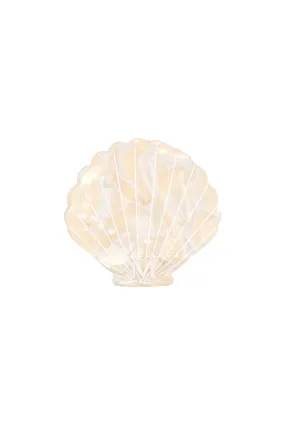 Sanibel Shell Hair Clip - Ivory Swirl