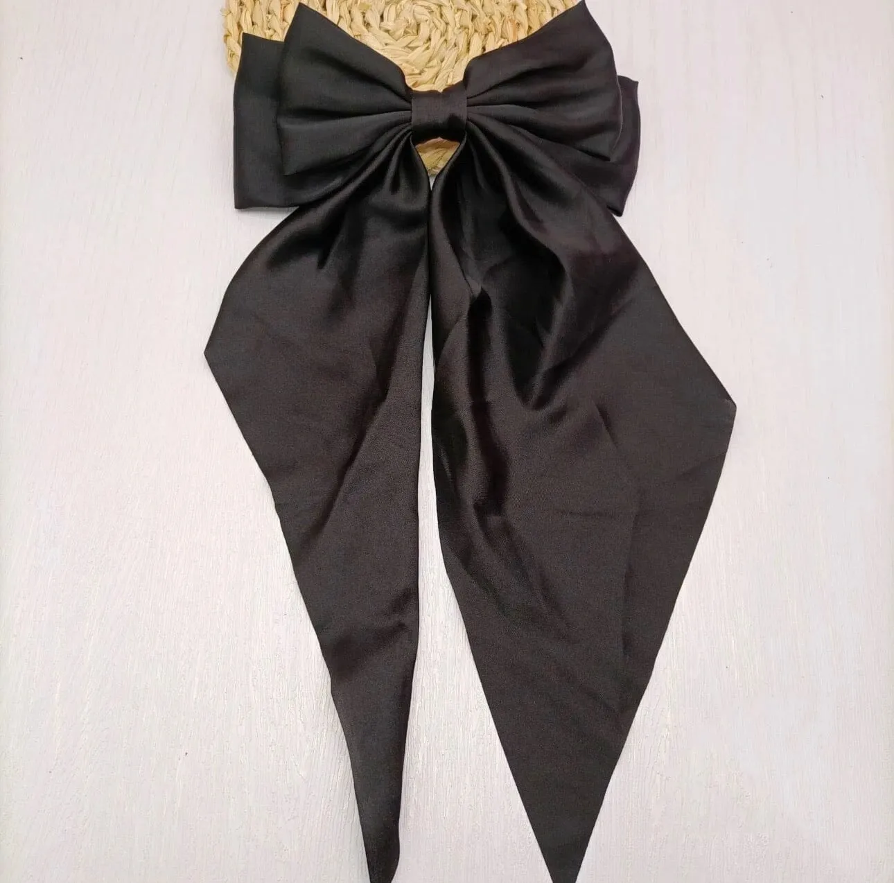 Satin Bow Clip