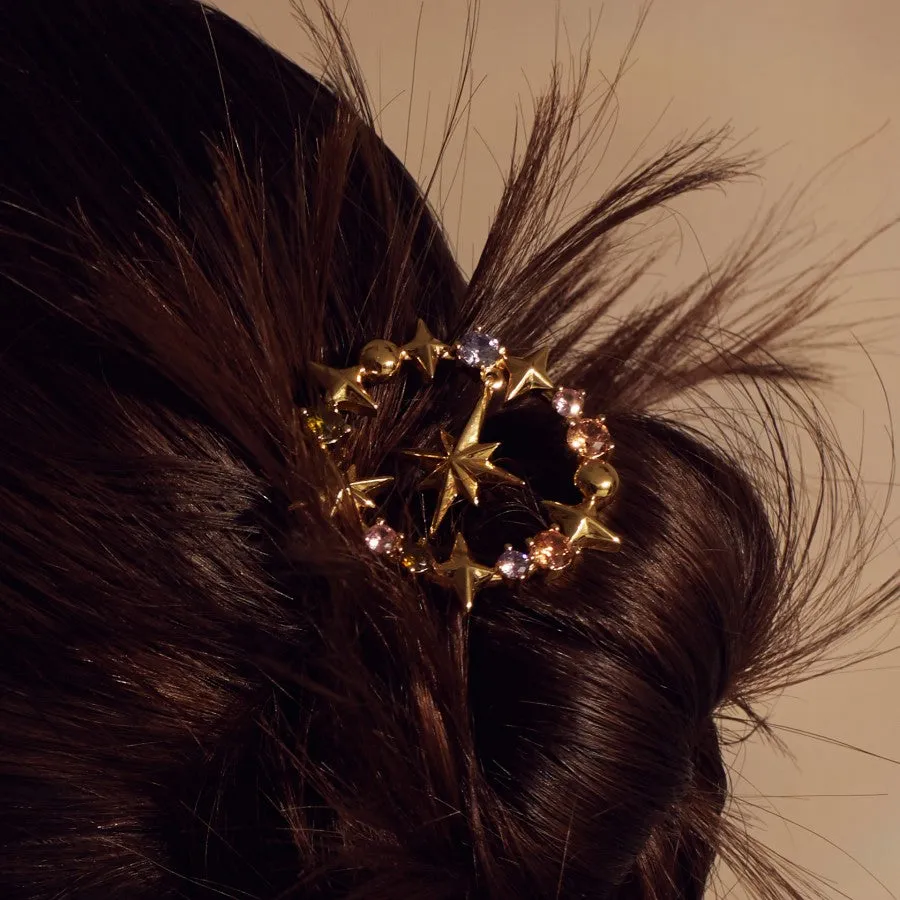 Selene Star Gold Hair Clip