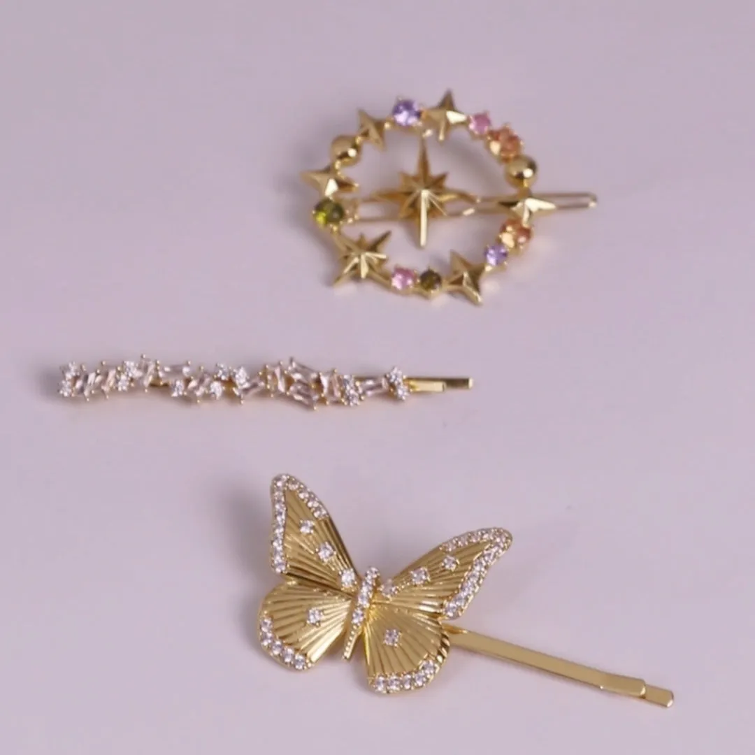 Selene Star Gold Hair Clip