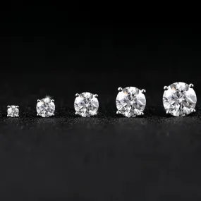 Shine Bright with 2CT Moissanite Stud Earrings!