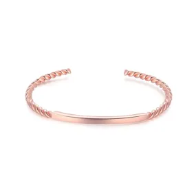 Simple Open Bangle Cuff Bracelet