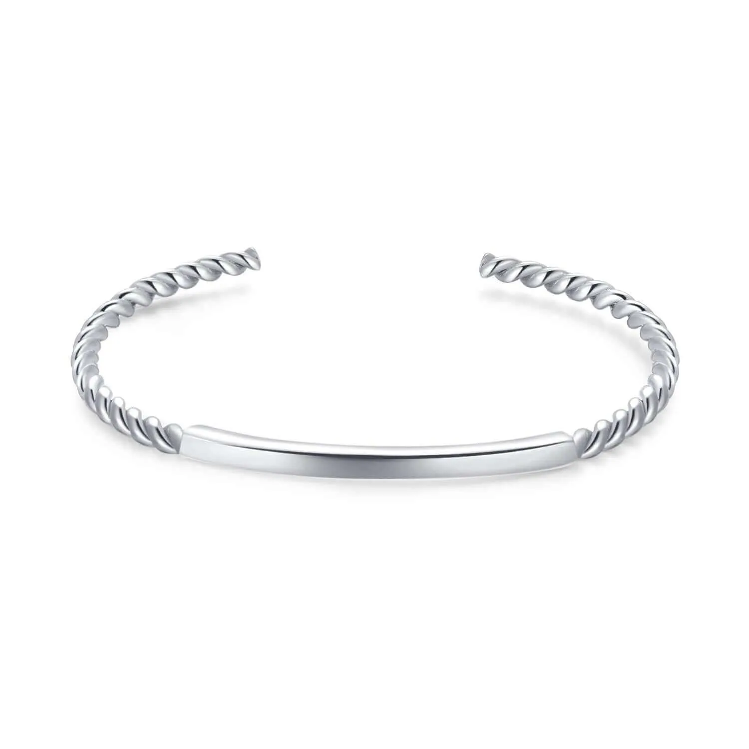 Simple Open Bangle Cuff Bracelet