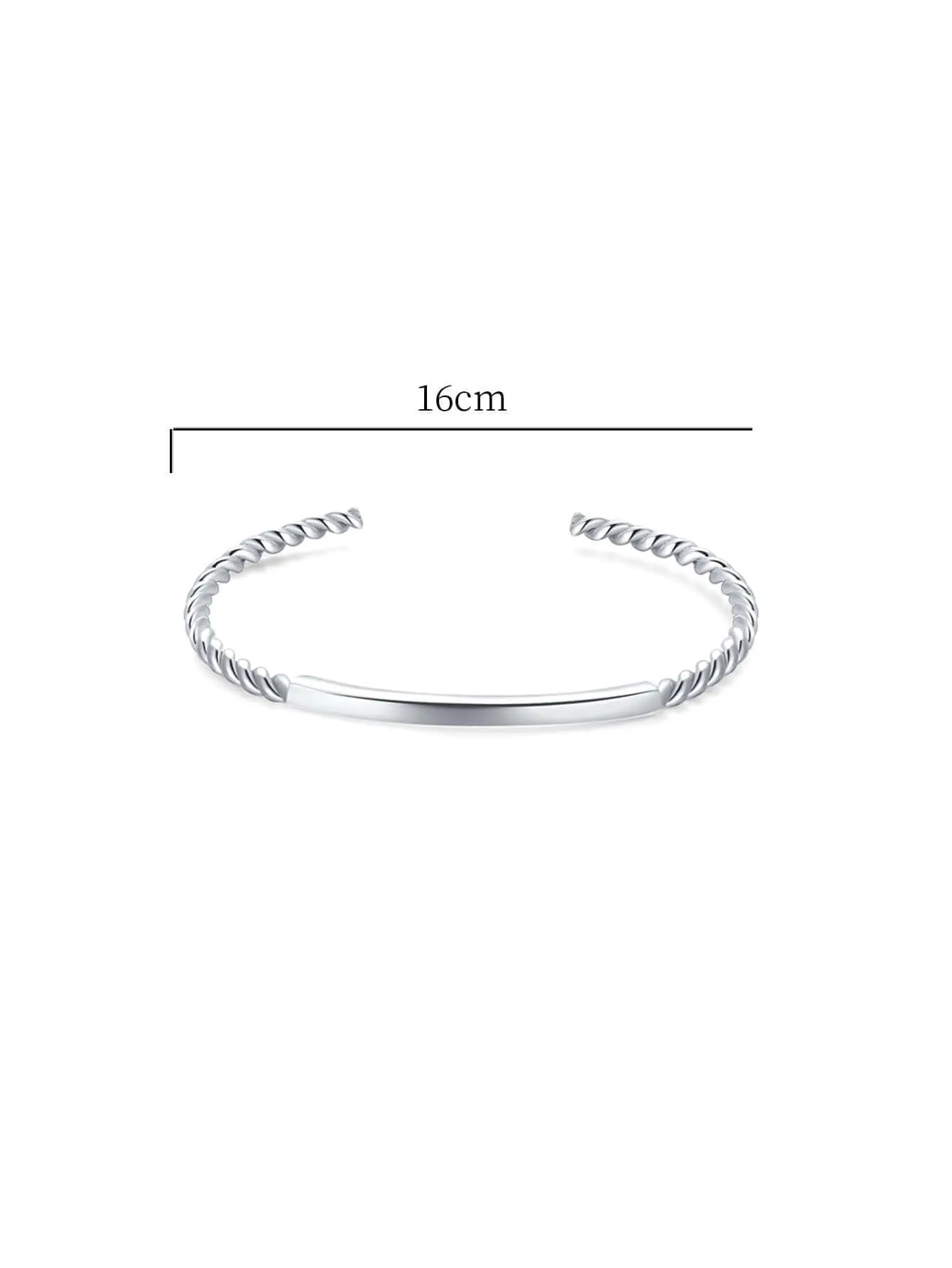 Simple Open Bangle Cuff Bracelet