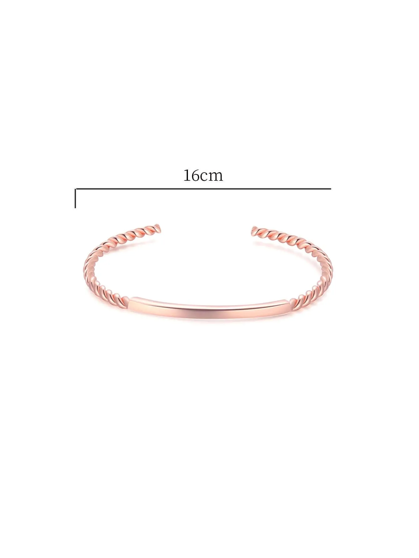 Simple Open Bangle Cuff Bracelet