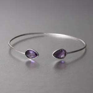 Soraya Cuff With Amethyst