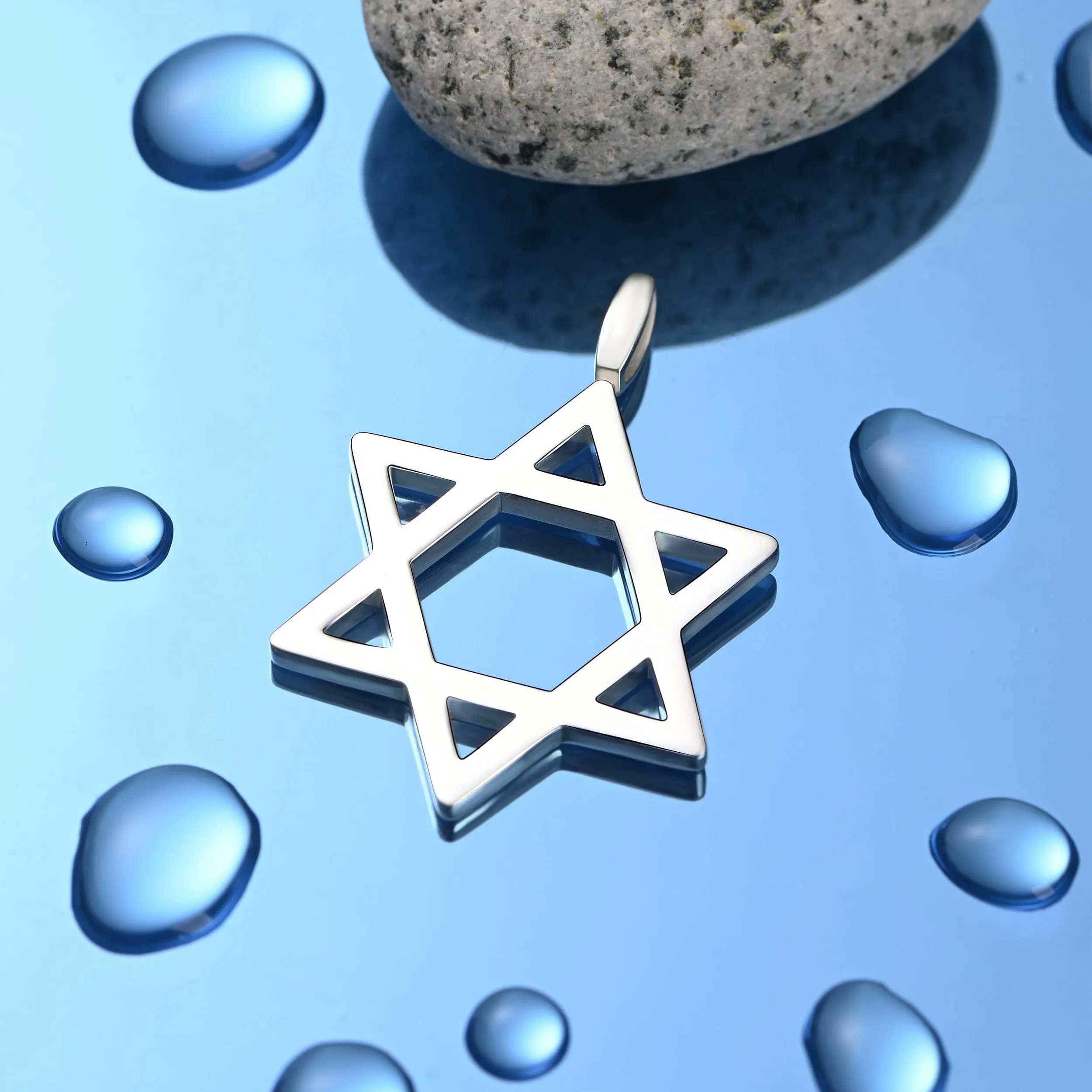 Star of David Sterling Silver Pendant