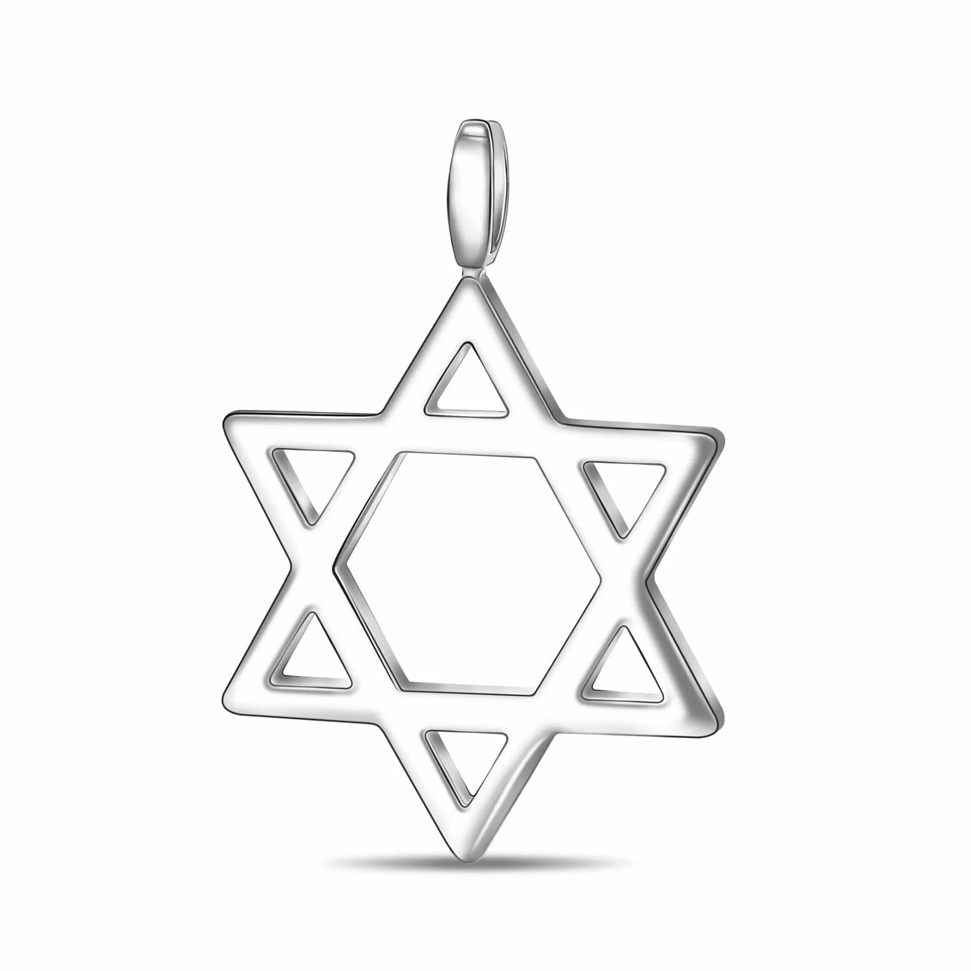 Star of David Sterling Silver Pendant