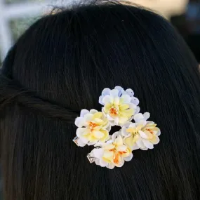 Strawberry Fields Forever 2 Yellow Hair Clips