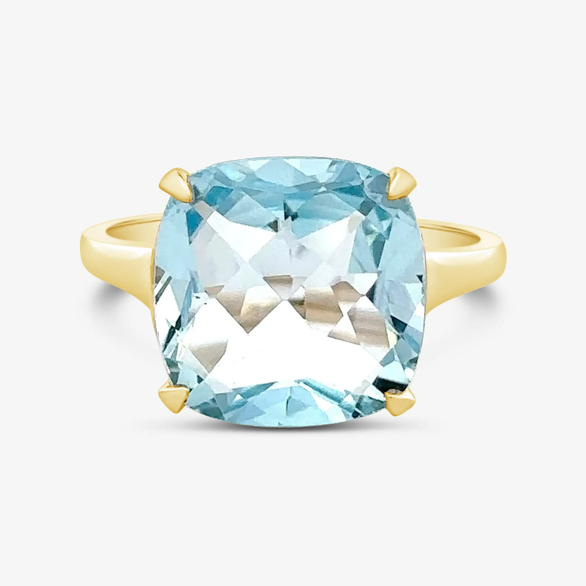 Summer Sky Blue Topaz Gemstone Ring