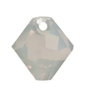 Swarovski 6mm Top Drill Bicone - Light Grey Opal (10 Pack)