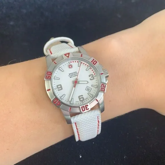 Swiss Army NIB White Watch