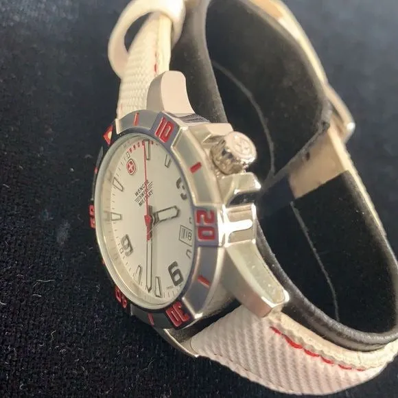 Swiss Army NIB White Watch