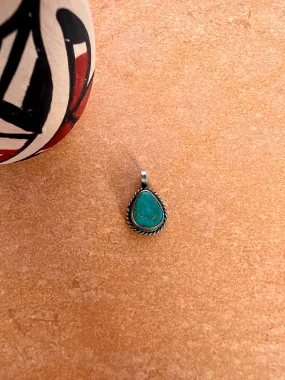 Tiny Turquoise Pendant