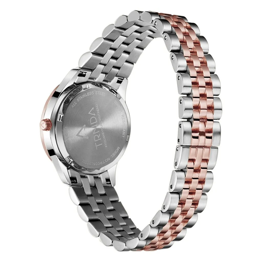 Trnda Stainless Steel Analog Women's Watch TR005L31C3-E4S7