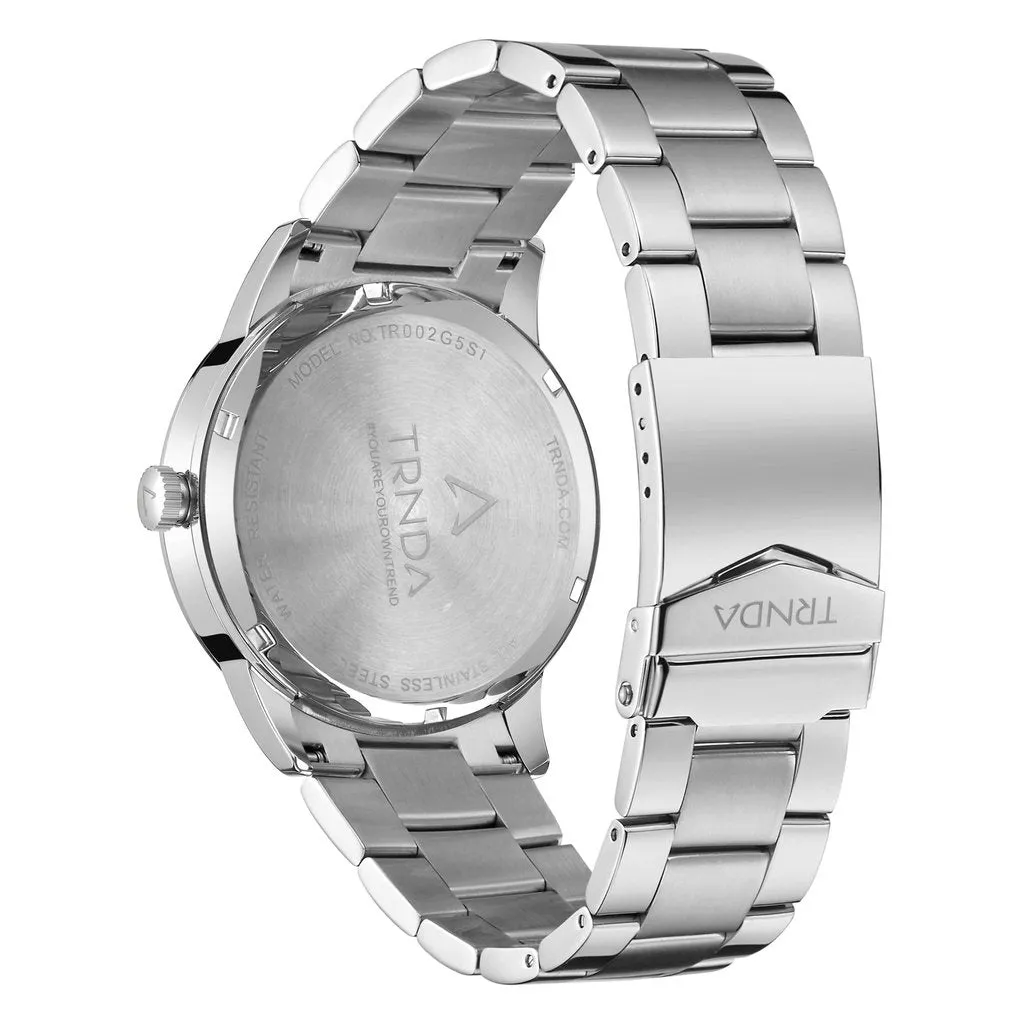 Trnda Stainless Steel Men's Watch TR002G5S1-B6S