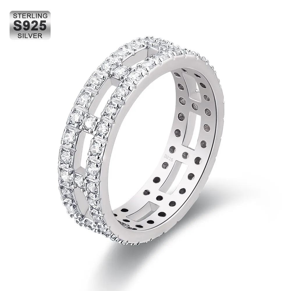 White Gold Diamond Ring for Women