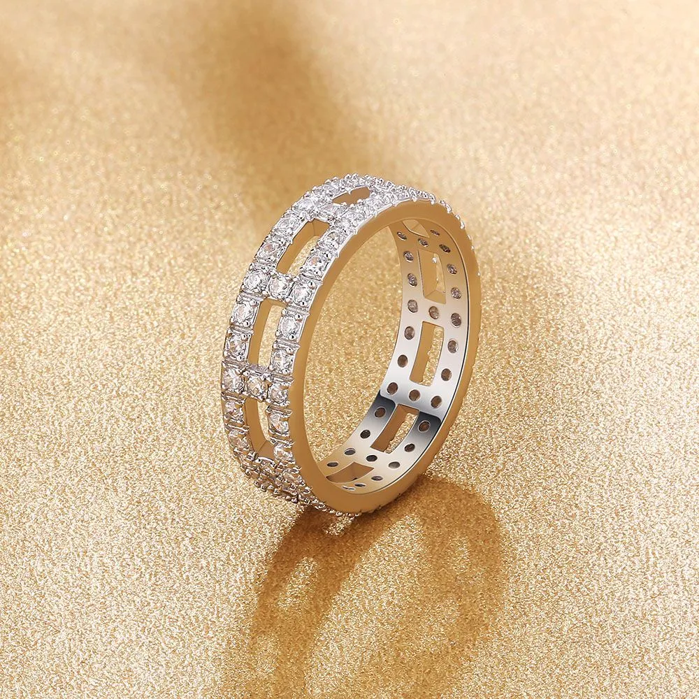 White Gold Diamond Ring for Women