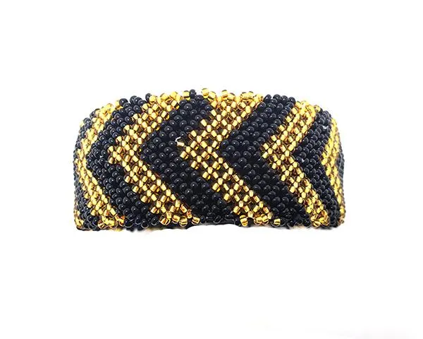 Zulu Beaded Cuff Bangle 18